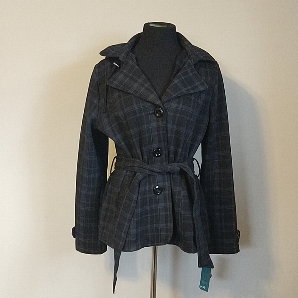 Sebby peacoat size large NWT